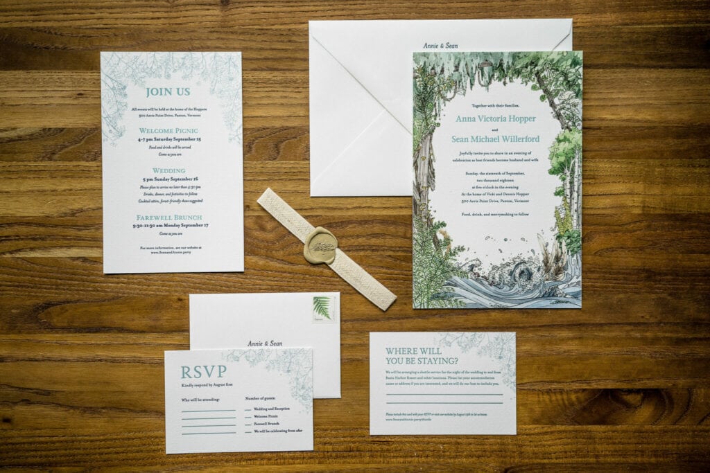 Jaclyn Watson Events • Enchantment in the Woods wedding • VT|FL|NY