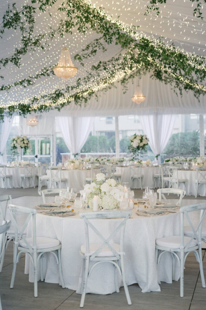 Luxury tented wedding in Vermont designed by Jaclyn Watson Events